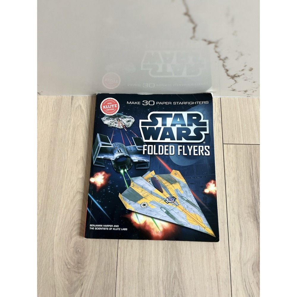Klutz Star Wars Folded Flyers Book Kit New Makes‎ 30 Paper Starfighter